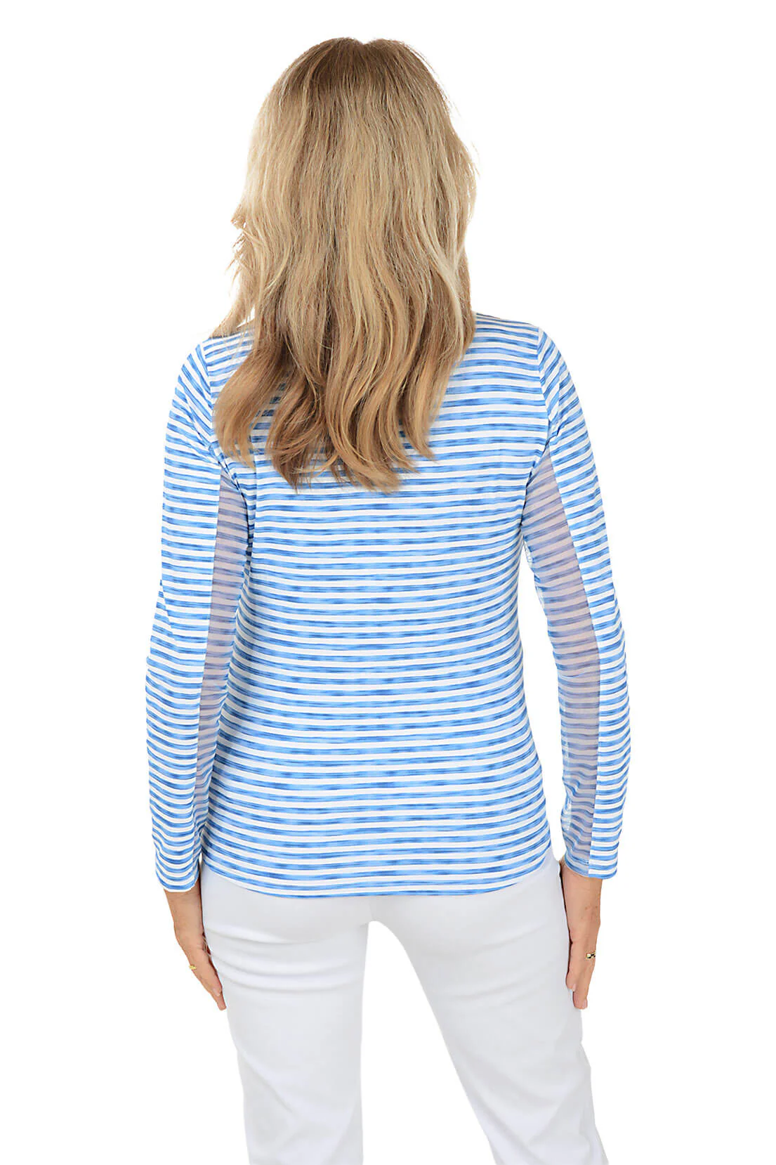 Landon Stripe UPF50+ Sun Shirt - Image 3