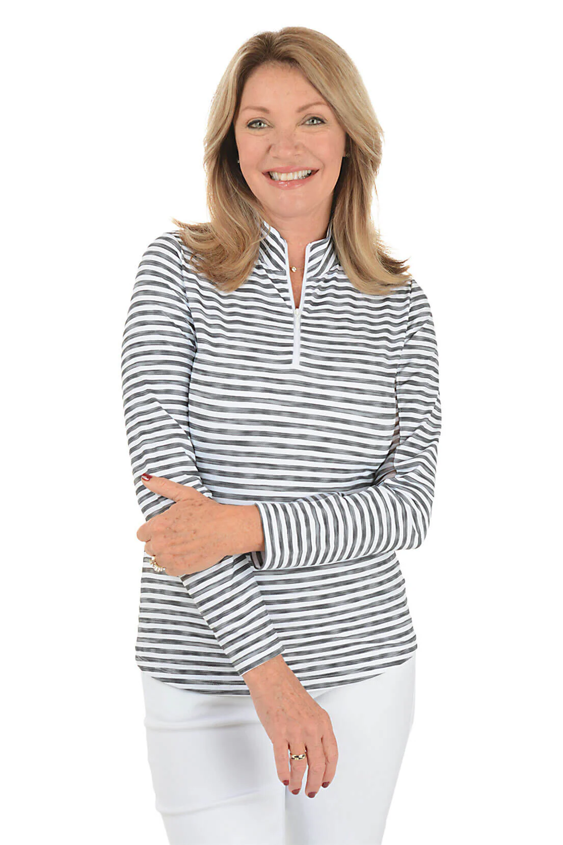 Landon Stripe UPF50+ Sun Shirt - Image 4