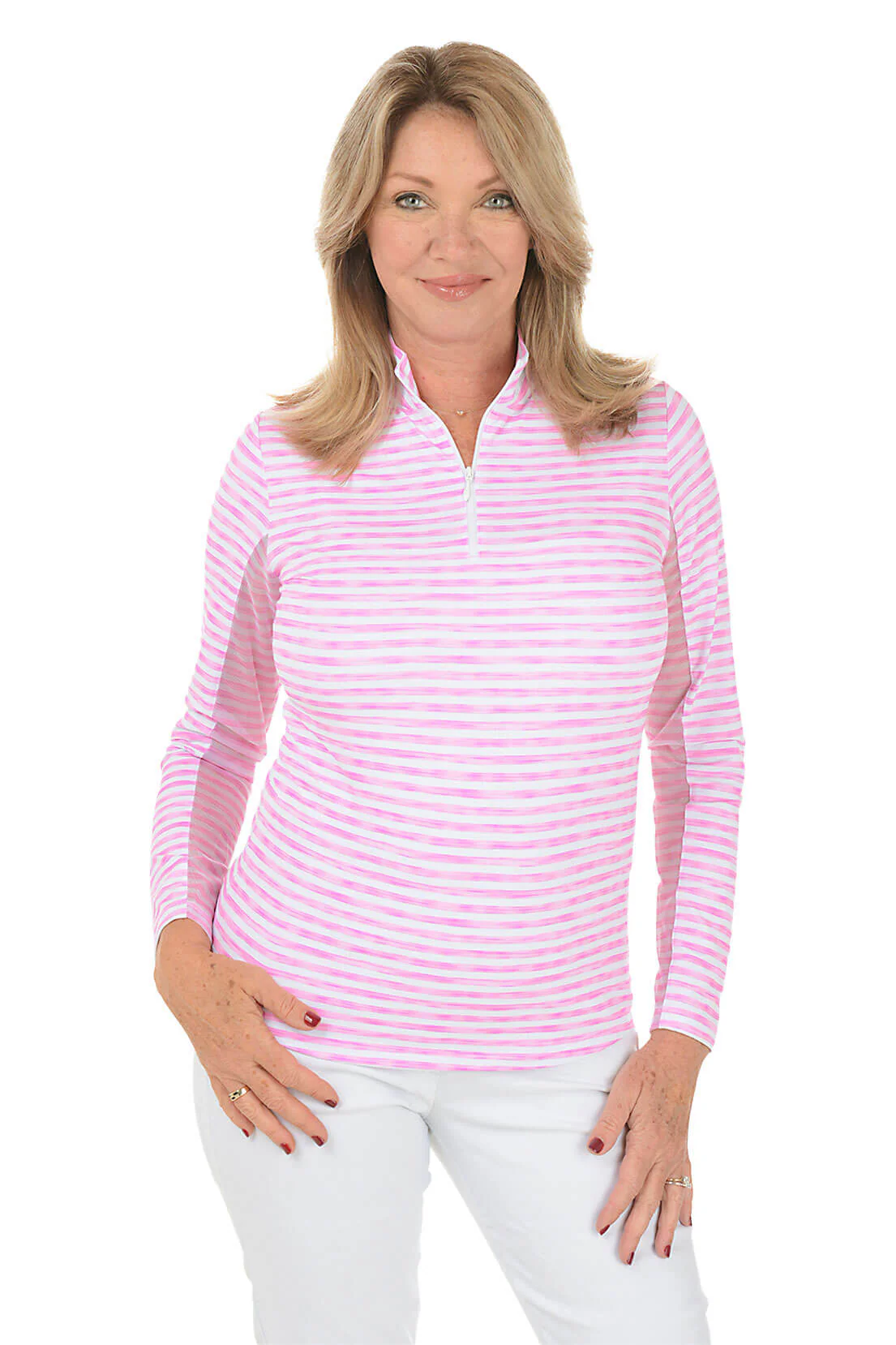 Landon Stripe UPF50+ Sun Shirt - Image 6