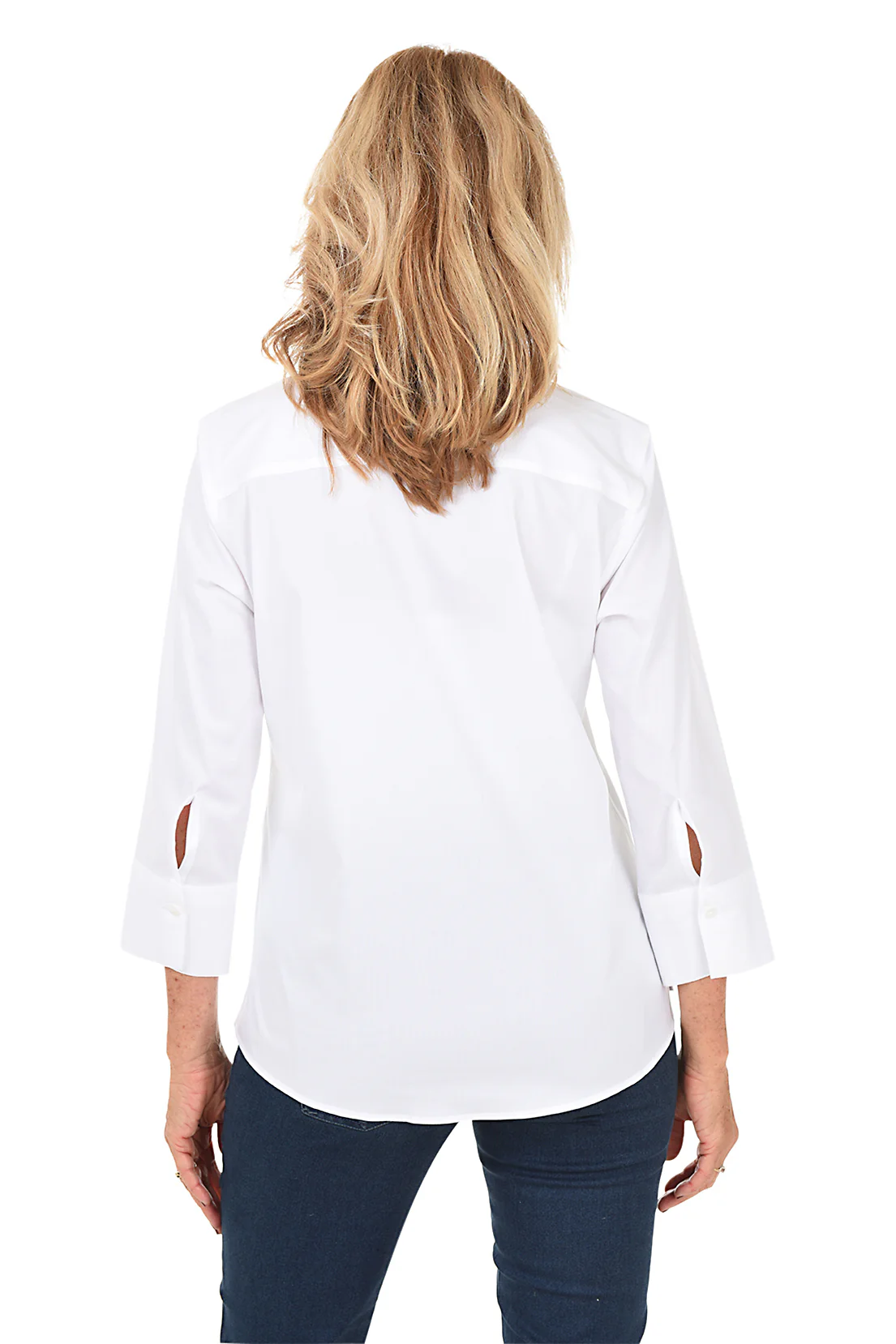 V-Neck Button-Front Shirt - Image 3