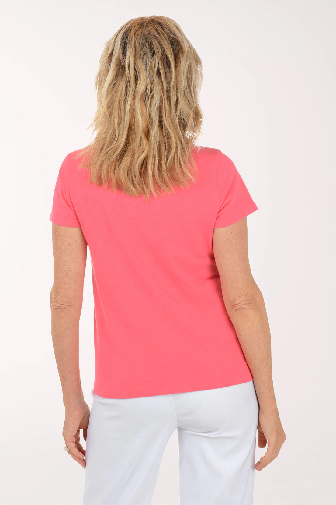 Poppy Starfish Cotton V-Neck Tee - Image 3