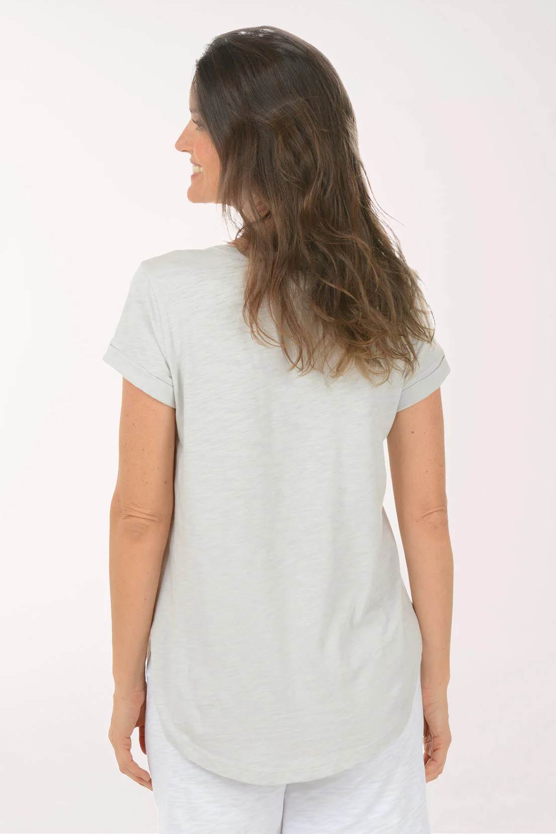 Dune Sunflower Cotton Cuffed Sleeve Tee - Image 3