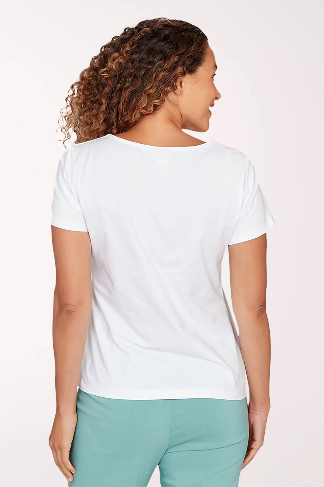 Fresh Start Beaded Neck Tee - Image 3