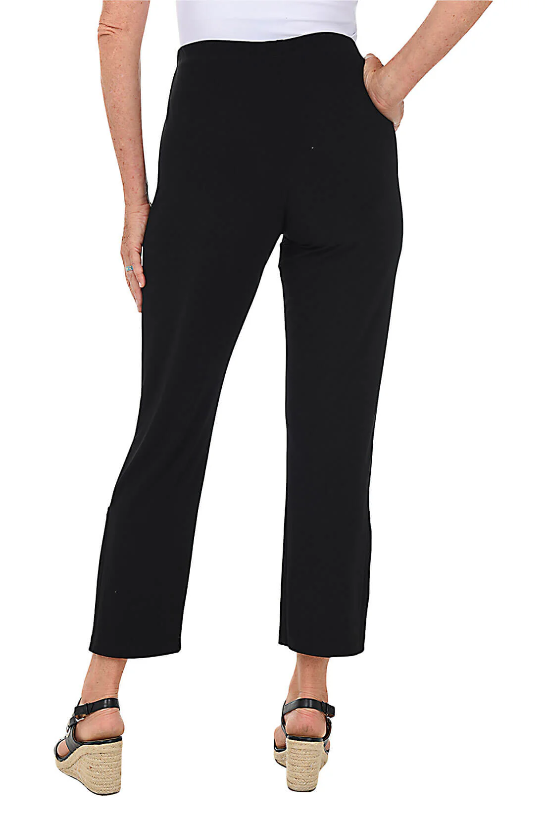 Split Button Hem Ankle Pant - Image 3