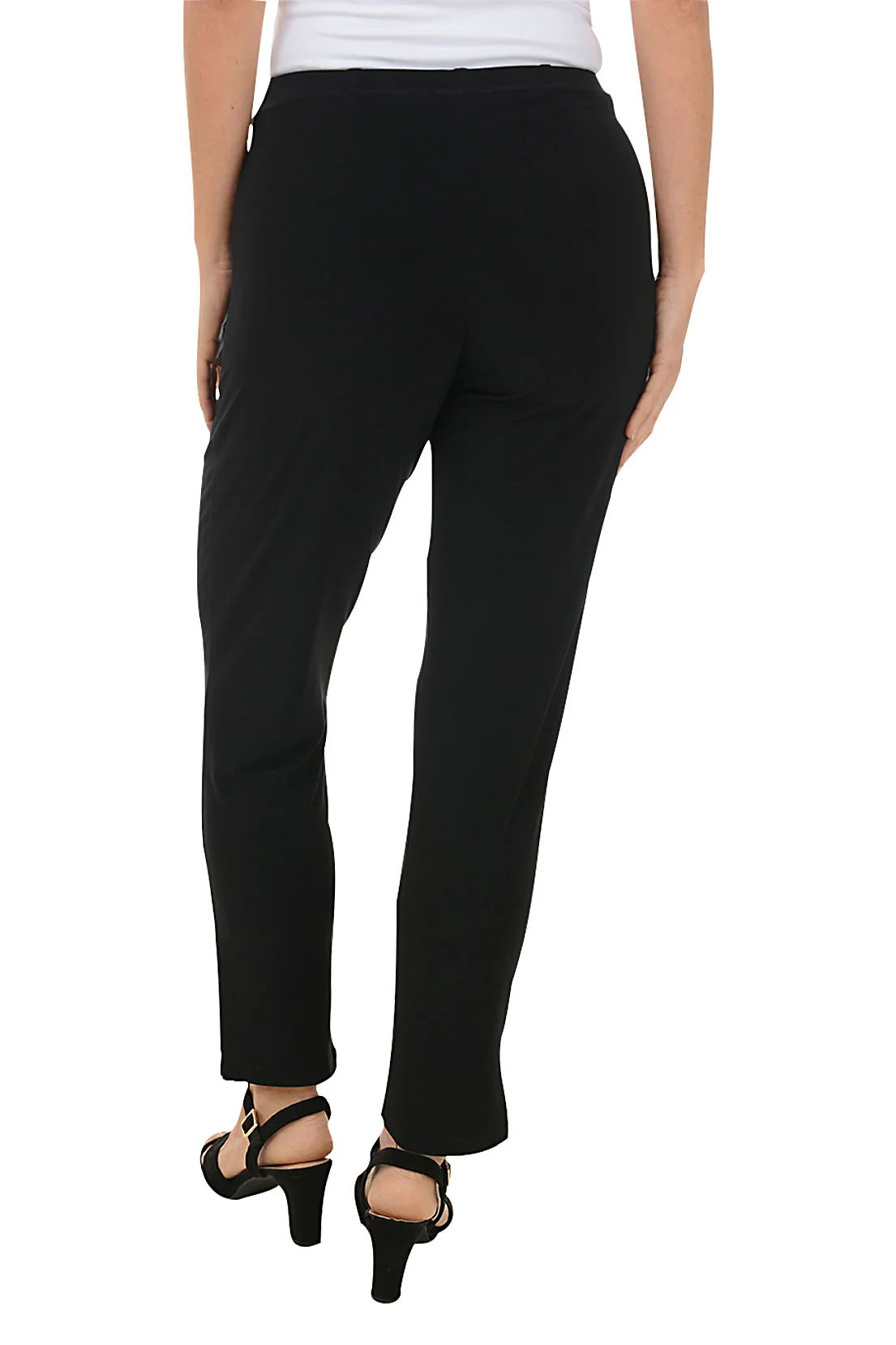 Side Slit Pull-On Ankle Pant - Image 3