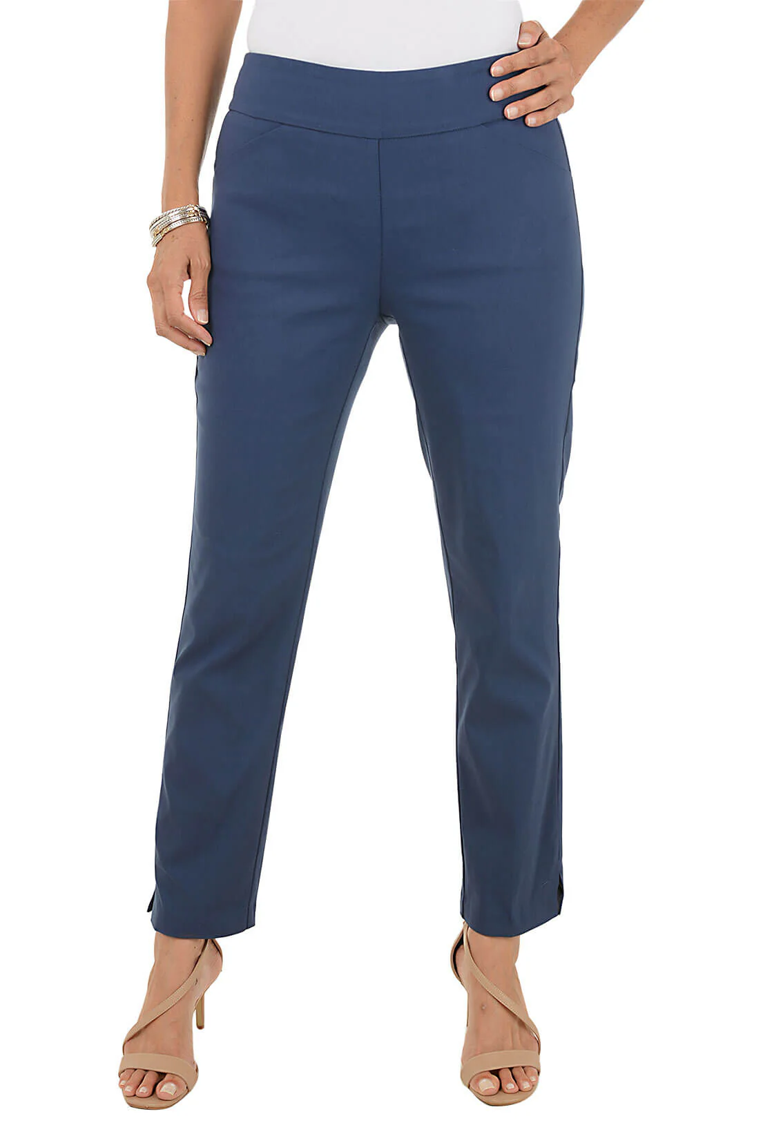 Petite Classic Stretch Pull-On Ankle Pant - Image 6