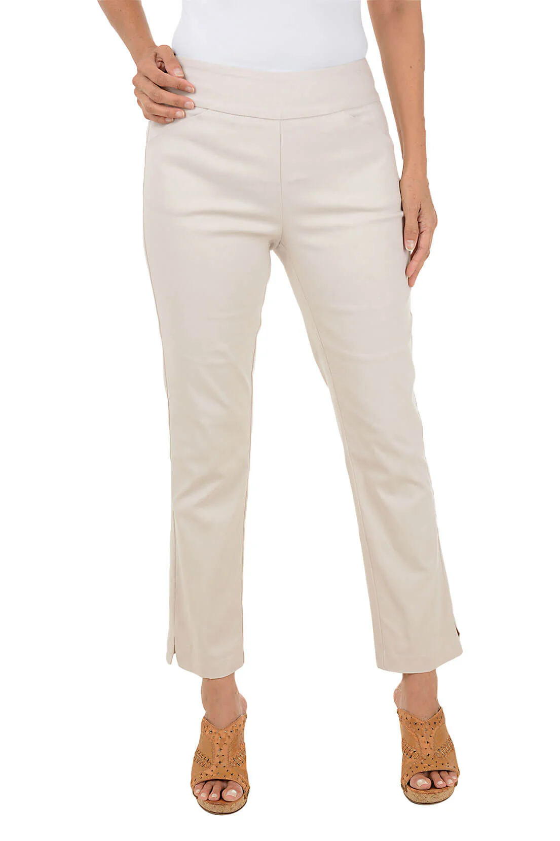 Petite Classic Stretch Pull-On Ankle Pant - Image 5