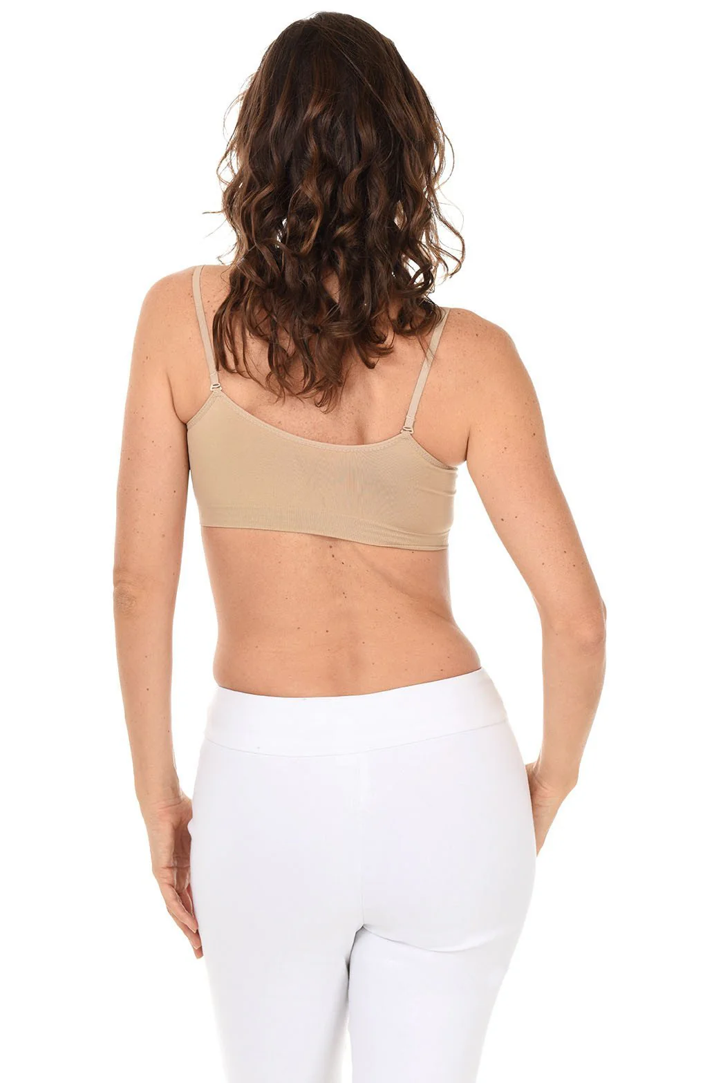 Lace Seamless V-Neck Bra - Image 3