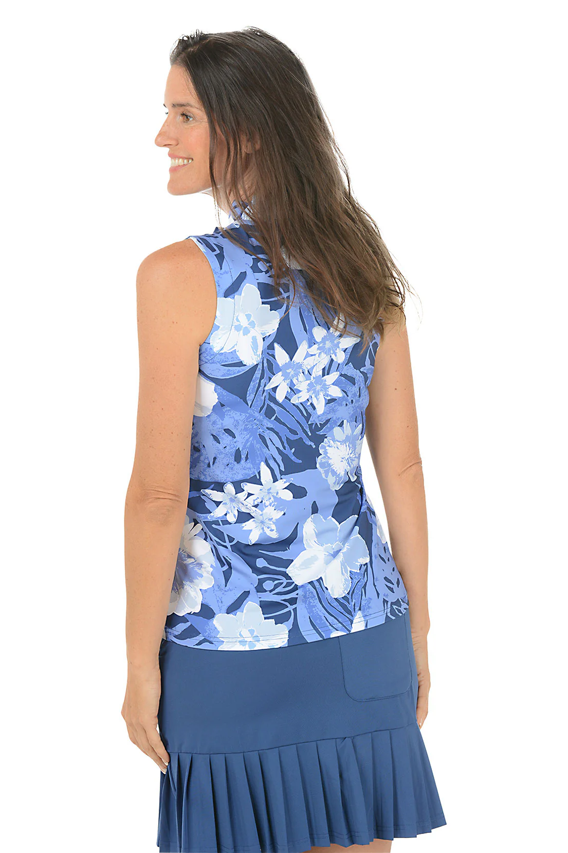 Nolana Calla Sleeveless Ruffle Neck Top - Image 4