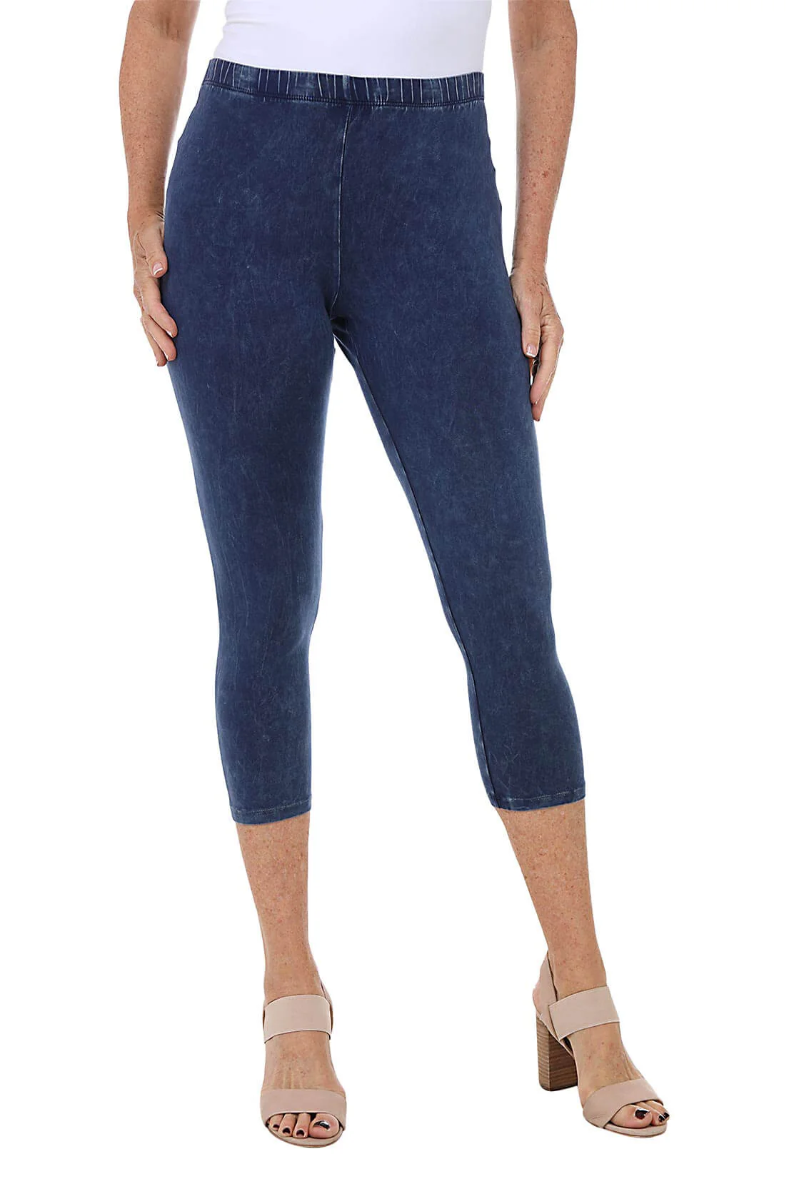 Mineral Wash Cotton Capri Legging - Image 6