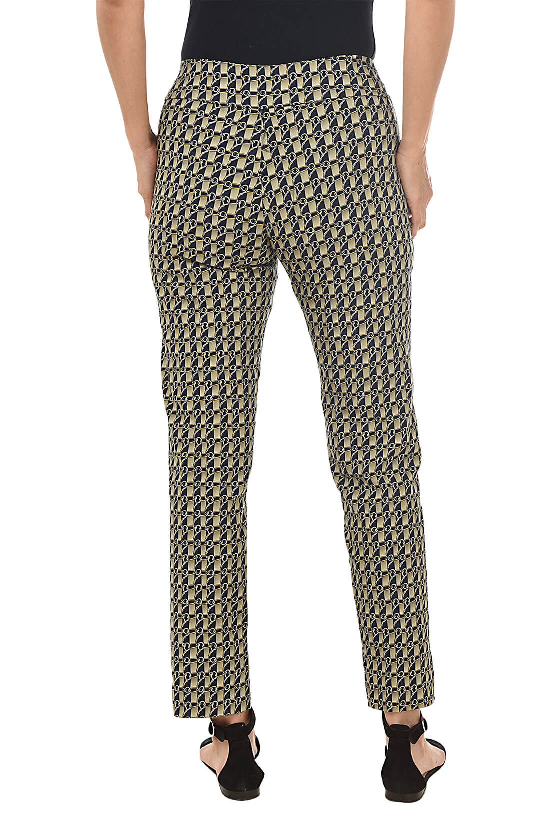 Gold Chains Pull-On Ankle Pant - Image 3