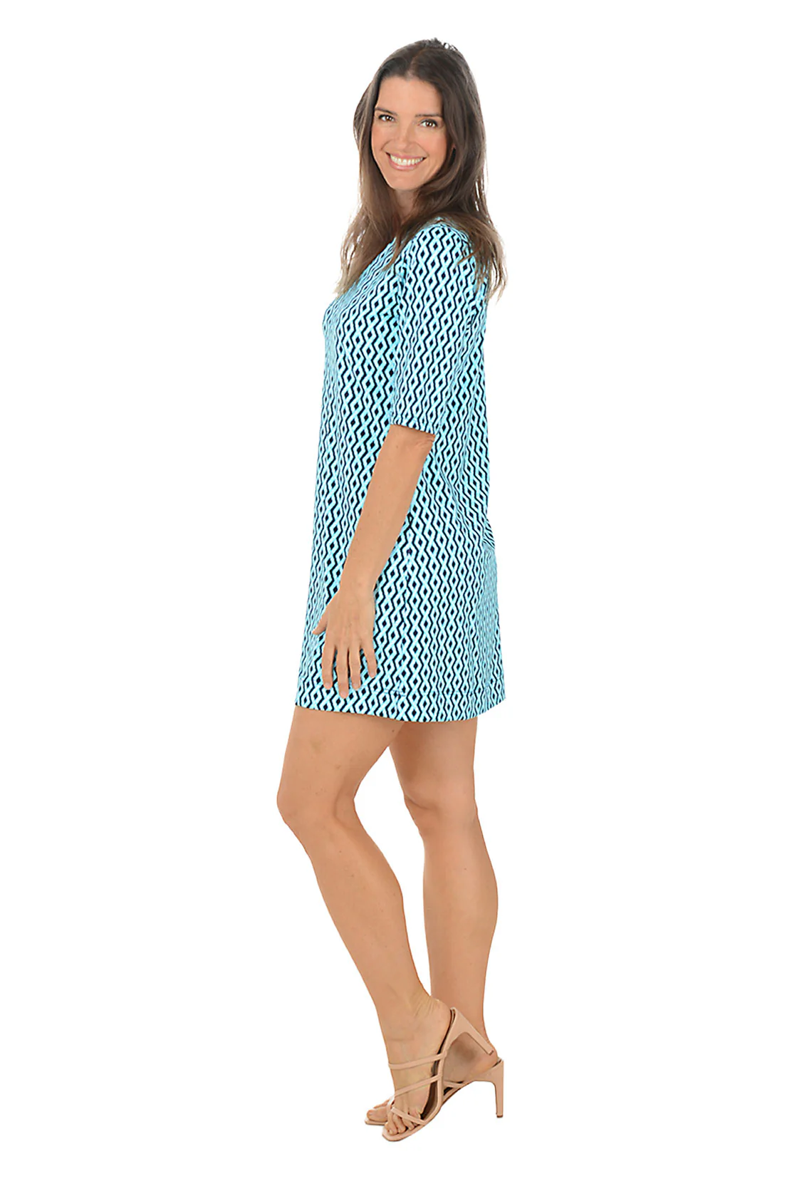 Argyle Rope UPF50+ V-Neck Dress - Image 3