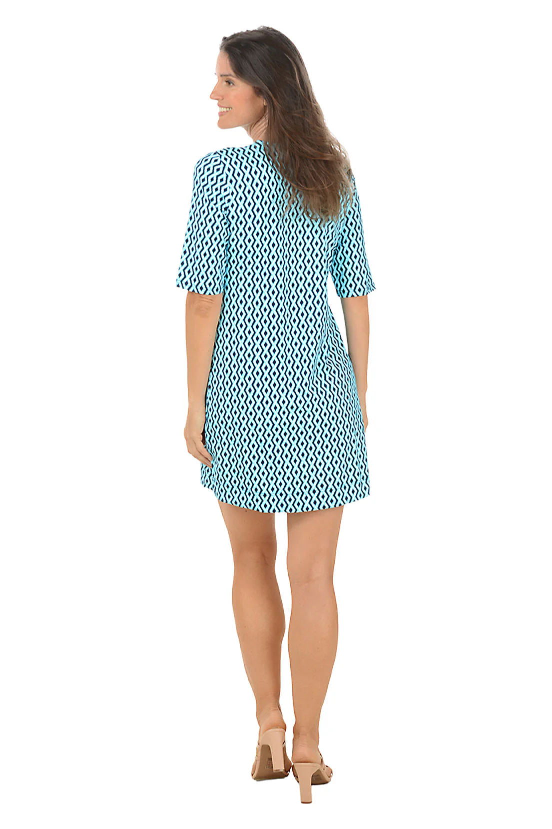Argyle Rope UPF50+ V-Neck Dress - Image 4